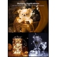 thumbnail image 6 of 12 Pack Fairy Lights Battery Operated String Lights 6.6ft 20 Led Waterproof Silver Wire Light for DIY Party Wedding Christmas Valentines Day Decoration, 6 of 7