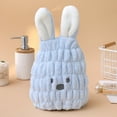 thumbnail image 2 of 1 Pcs Cartoon Hair Towel With Animal Ears, Cute Dry Hair Cap Absorbent Quick-Drying Wipe Hair Towel Lightweight Bouncy Thickened Shower Cap, 2 of 3