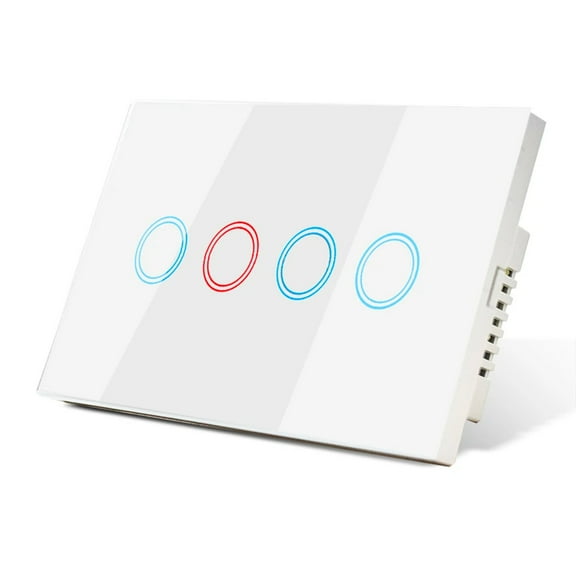 Melery Wifi Smart Life Tuya Light Wall Switch Interruptor Glass Touch Panel Wireless Voice Remote Control By Alexa Google Home