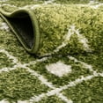thumbnail image 6 of Rugs.com Moroccan Trellis Collection Rug – 5' x 8' Oval Green Medium Rug Perfect For Living Rooms, Large Dining Rooms, Open Floorplans, 6 of 7