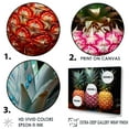 thumbnail image 3 of Designart "Nectar From A Neon Pineapple I" Pineapples Floater Framed Canvas Art Print, 3 of 5
