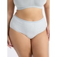 thumbnail image 2 of Joyspun Women's Plus Cotton-Blend Brief Panties, 3-Pack, Sizes 1X-5X, 2 of 7