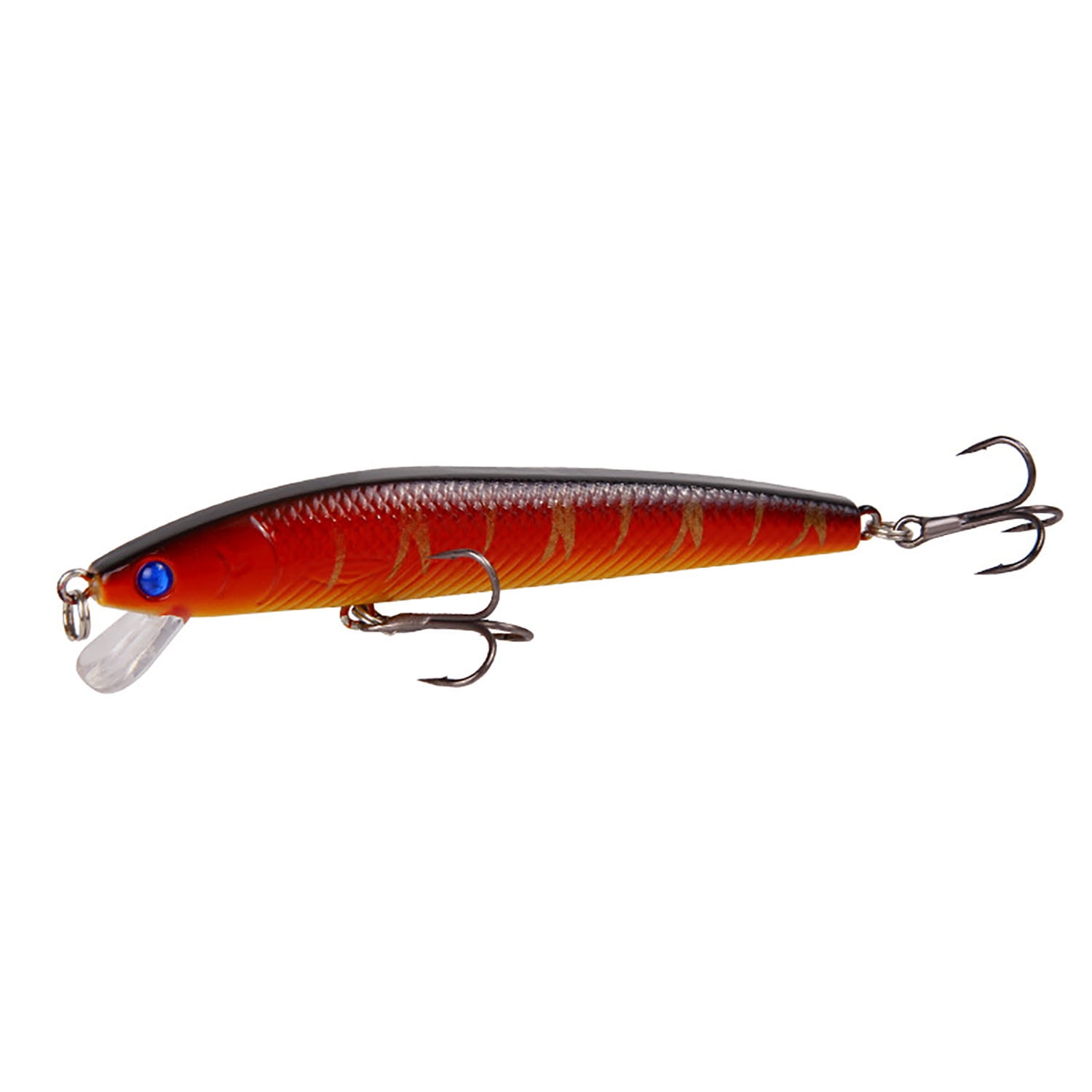 HDUTNGISN Multi-Style Fishing Lures | Life-Like Swimbait & VIB Sinking Lures with Treble Hooks,10PCs