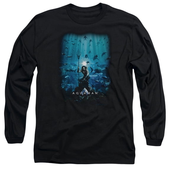 Aquaman Movie - Poster - Long Sleeve Shirt - X-Large