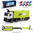 thumbnail image 2 of Pista de carreras Toy Carrier Truck con 8 coches de carreras para niños de más de 3 años, 2 of 6