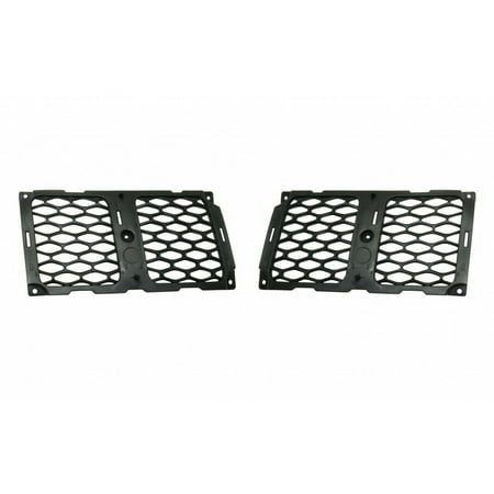 For Jeep Grand-Cherokee 2017 2018 2019 2020 2021 Grille Molding Driver and Passenger Side | Pair | Outer | | Honeycomb Mesh | CH1212105, CH1213105 | 68264287AA, 68264285AA