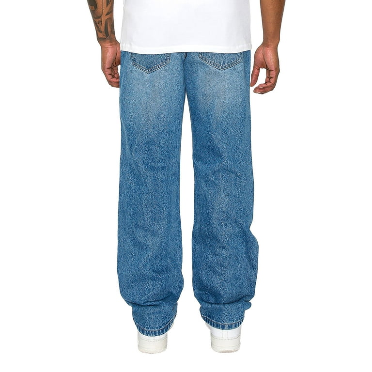 Victorious Men's Essential Baggy Wide Denim Jeans DL999 Victorious Men's Essential Baggy Wide Denim Jeans DL999