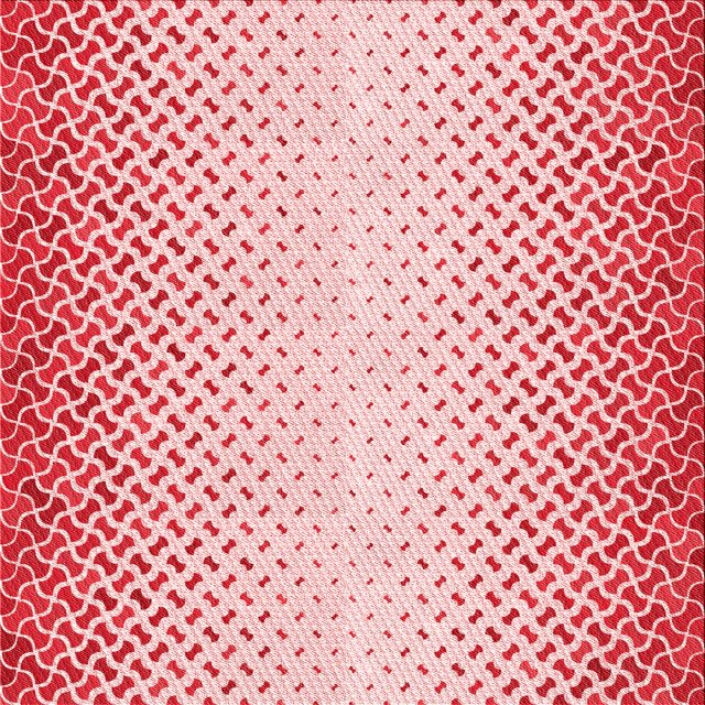 Ahgly Company Machine Washable Indoor Square Transitional Light Red Pink Area Rugs, 5' Square