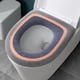 thumbnail image 1 of Cubierta para Asiento de Inodoro, Calentador Suave y Acolchado, Cojín para Asiento de Baño Lavable con Diseño Elástico, Opciones Coloridas para Inodoros Redondos/Alargados, Protección Higiénica, 1 of 1