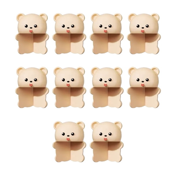 10 protectores de esquinas para muebles con dibujos de animales, anticolisión, a prueba de bebés, autoadhesivos, para mesa, escritorio, ángulo recto, bordes afilados, parachoques.