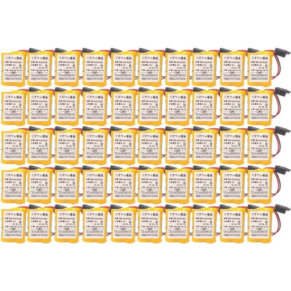 50 Pcs Replacement Battery for GE BR-AGCF2W A06B-6093-K001 A98L-0031-0011 L Fanuc A98L-0031-0011 L