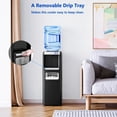 thumbnail image 5 of KNDKO Water Dispenser with Ice Maker,Top Loading Hot & Cold Water Cooler for 5 Gallon Bottles,33LBS/24H Bullet Ice Maker Output,Child Safety Lock,Ideal for Home,Office,Garage - Black, 5 of 7