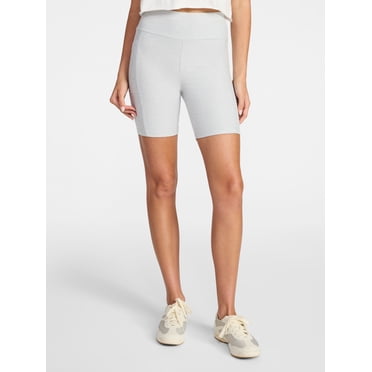 No Boundaries High-Rise Biker Shorts with Phone Pocket, 7” Inseam, Women's XXS-XXL