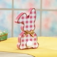 thumbnail image 2 of Easter Pink Bunny Shelf or Table Sitter, 100% MDF, Seasonal Décor – Measures 4 1/2" Wide x 7 1/2" High, by Holiday Peak, 2 of 3