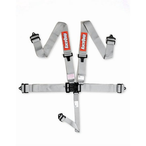 RaceQuip 711061RQP 5 Point Harness Latch/Link SFI 16.1 Pull Down Adjust Bolt-On/Wrap Around Platinum