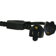 thumbnail image 3 of SF Cable 1ft Low Profile Angle NEMA 5-15P to 2 NEMA 5-15R Power Cord Splitter, 3 of 3