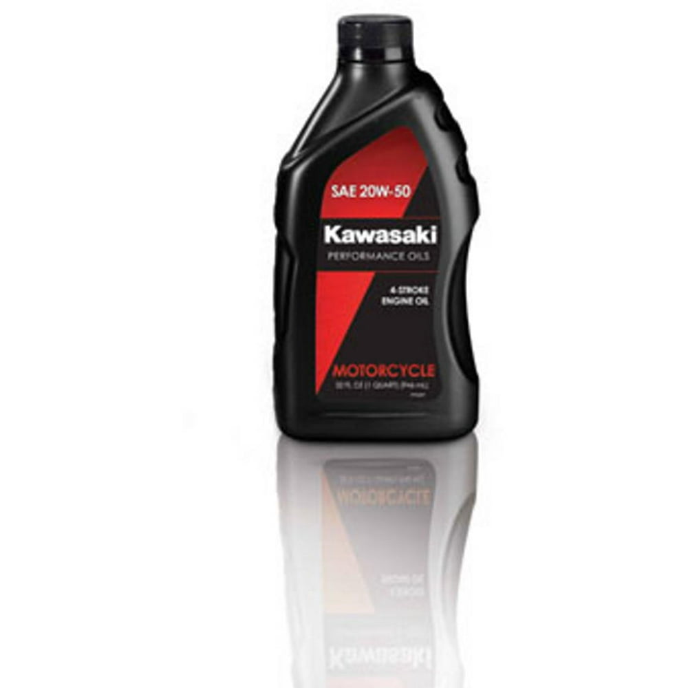 Kawasaki 4Stroke Motorcycle Engine Oil 20W50 1 Quart K61021201A