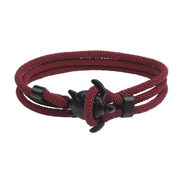 TIMIFIS Bracelets Milan Line Ocean Series Turtle Bracelet Couple Red Hand Strap - Summer