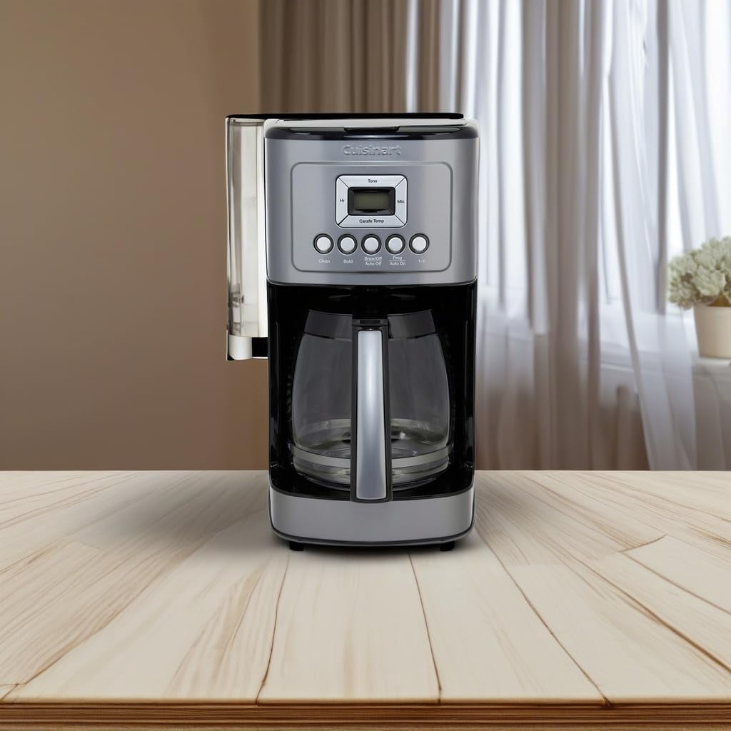 Coffee Maker, 14-Cup Glass Carafe, Fully Automatic for Brew Strength Control & 1-4 Cup Setting, Stainless Steel, DCC-3200GMP1, Gunmetal