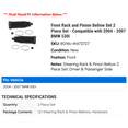 thumbnail image 2 of Front Rack and Pinion Bellow Set 2 Piece Set - Compatible with 2004 - 2007 BMW 530i 2005 2006, 2 of 2