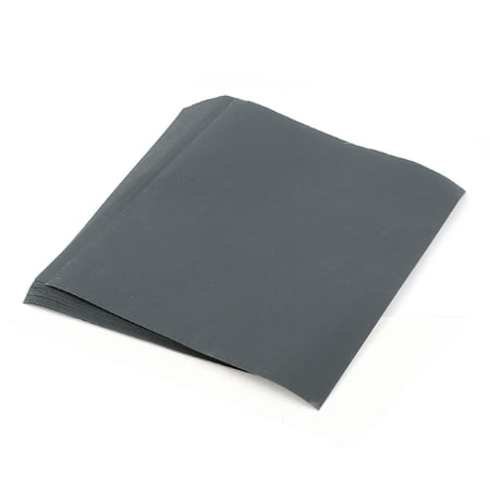 WaterLuu Lot de 42 papiers abrasifs humides et secs, grains assortis de 120 à 3 000 avec bloc de ponçage, feuilles abrasives de 22,9 x 9,1 cm pour meubles en bois, finition