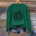 thumbnail image 5 of ZunFeo Womens Fall Pumpkin Graphic Crew Neck Long Sleeve Pullover Sweatshirt for Hall-oween & Thanksgiving,Size S, 5 of 6