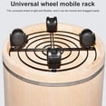 thumbnail image 2 of Soporte móvil para maceta, soporte para barril de baño para pies con rueda universal, estante para contenedores de plantas de metal y hierro Inevent HA001961-00B, 2 of 6