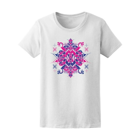 Colorful Abstract Design Tee Women's -Image by Shutterstock