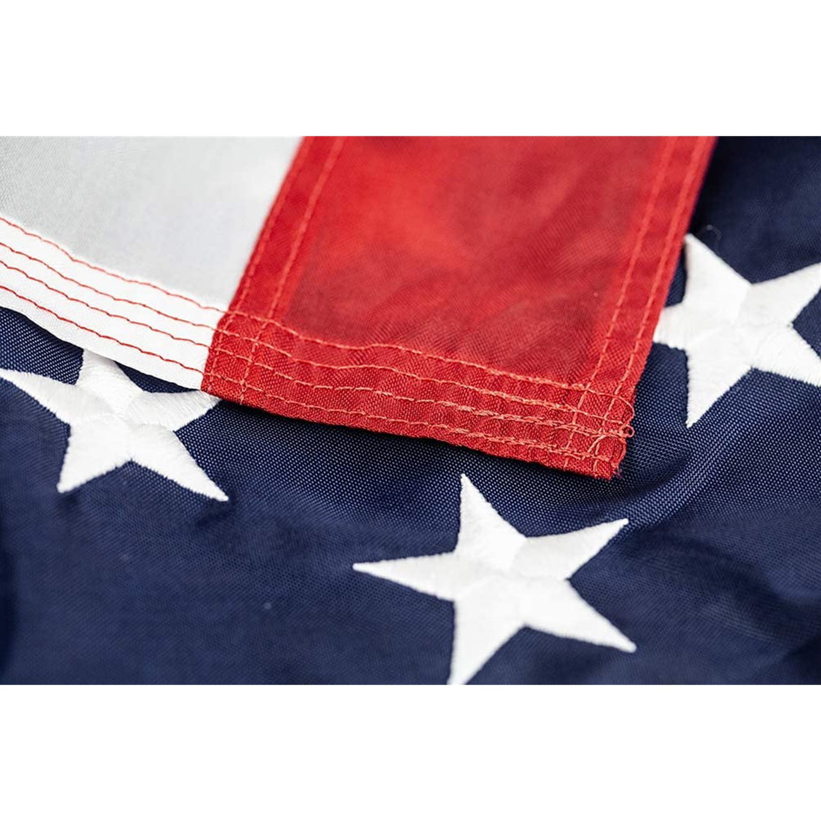 American Flag 5X8 Ft With Embroidered Stars Sewn Stripes And Brass Grommets For Indoor Outdoor Use 1Pc Us Flag With Durable Construction Vibrant Design Ideal For Patriotic