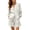 White, variant on Arlun 2 Piece Sets for Women Breathable Linen V-Neck Long Sleeves Button down Shirts and Wide Leg Shorts Set 2026 Fashion Solid Color Summer Vacation Beach Outfits White XL