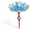 Blue, variant on Glbirdbath Birdfeeder With Metal Stake Garden Outdoor Purple