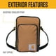 thumbnail image 2 of Bandolera Carhartt duradera con cremallera para hombre y mujer, color marrón, 2 of 7