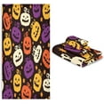 thumbnail image 6 of Dreamtimes Halloween Decorative Towel Set, Cartoon Pumpkins Print, 3-Piece Set with 30x60 inch Bath Towel, 16x28 inch Hand Towel & 13x13 inch WashclothDreamtimes, 6 of 6