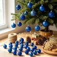 thumbnail image 6 of 50 Pack Christmas Ornament Set for Tree, Wreath, Garland and Holiday Decor, Tabletop and Shelf Display, 6 of 8