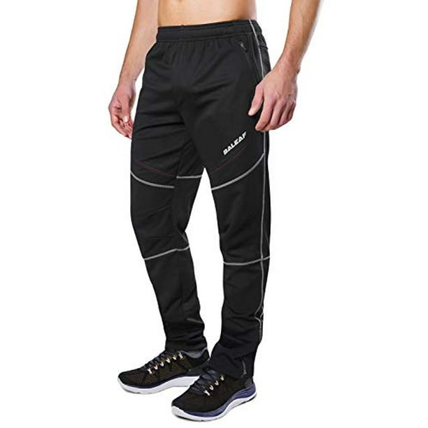 Baleaf - Baleaf Mens Bike Running Pants Fleece Athletic Pants Windproof ...
