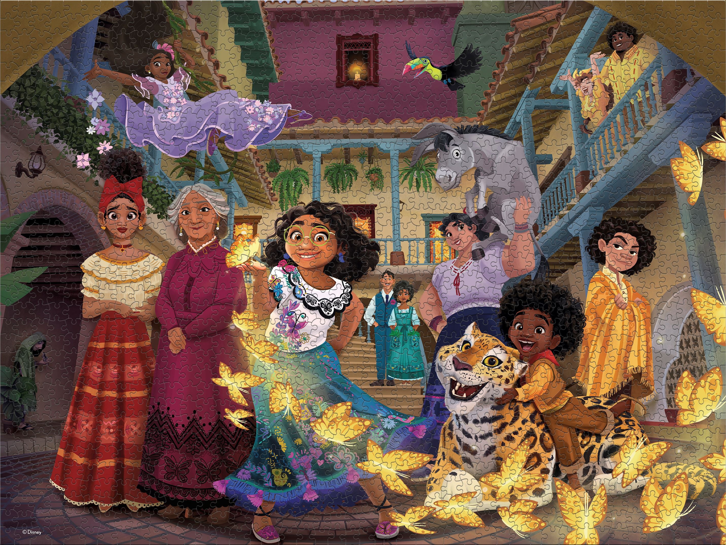 Ceaco Disney Encanto Courtyard 1500 Piece Interlocking Jigsaw Puzzle