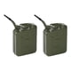 thumbnail image 1 of 2 piezas Jerry Can Gaspol Can Liquid Storage Cape de combustible Colina de combustible para camiones Boating Motorcycle SUV Trailer, 1 of 9