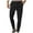 Black, variant on OSOLU Men Solid Color Casual Loose Button Up Pants Straight Leg Business Comfortable Trousers Fashionable Classic Leisure Bottoms