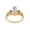Yellow Gold, variant on Chevron Shaped Crown Engagement Ring for Women Center 8.5x5mm Pear cut Lab Created Moissanite Promise Ring in 14K White Gold Plated 925 Sterling Silver Size-10