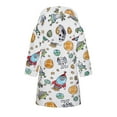 thumbnail image 6 of Coerni Kids Hooded Bath??obe Boys Girls Soft Plush Hooded Flannel Pajamas Sleepwear Spa ??obe Surfing Clothes Kids, 6 of 8
