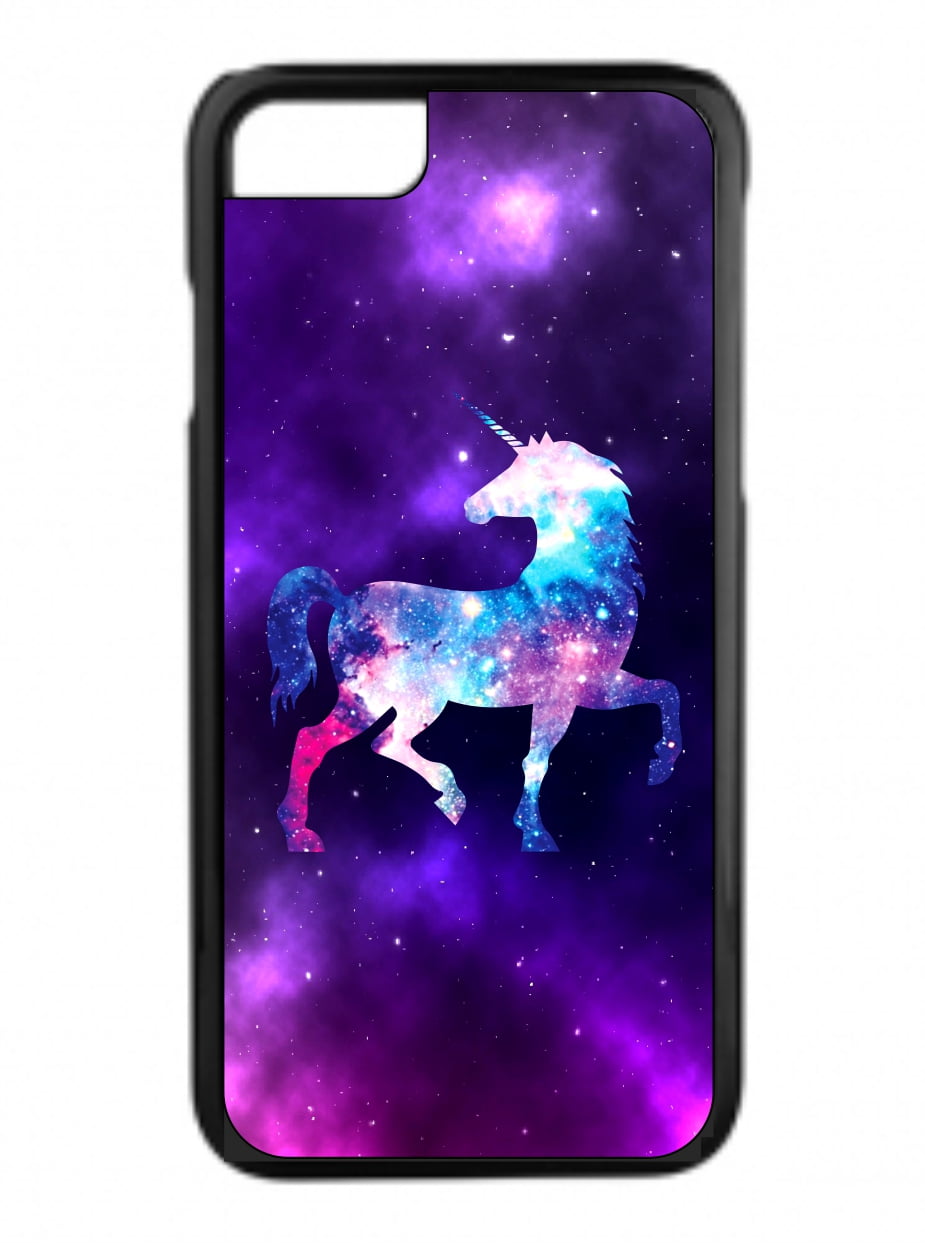 Galactic Unicorn Design Black Rubber Case for the Apple iPhone 6 / iPhone 6s - iPhone 6 Accessories - iPhone 6s Accessories