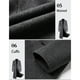 thumbnail image 5 of Qarigey Gabardina de lana Transpirable Invierno Hombres Abrigos de cachemira gruesos Abrigo en forma de H Cazadora sobre la rodilla Ropa Abrigos y chamarras Negro XXL, 5 of 6