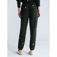 thumbnail image 3 of Free Assembly Women’s and Women’s Plus Embroidered Jogger Sweatpants, Sizes XS-4X, 3 of 5