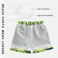 thumbnail image 5 of joogoo Boys Swim Trunks Shark and Palm Tree Beach Board Shorts Drawstring Swimsuit M, 5 of 6