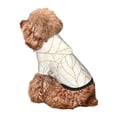 thumbnail image 5 of Salouo Elegant Gold Leaf Pattern Pattern Small Dog Hoodie Sweatshirts Dog Clothes Coat Clothing Puppy Sweater Outfit Pullover Pet Winter Coat Sweater Outfit-XX-Large, 5 of 7