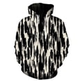 thumbnail image 1 of Sudadera con capucha y cremallera con estampado abstracto en contraste novedoso para hombre, sudadera divertida con estampado 3D, ropa unisex, tops, 1 of 6