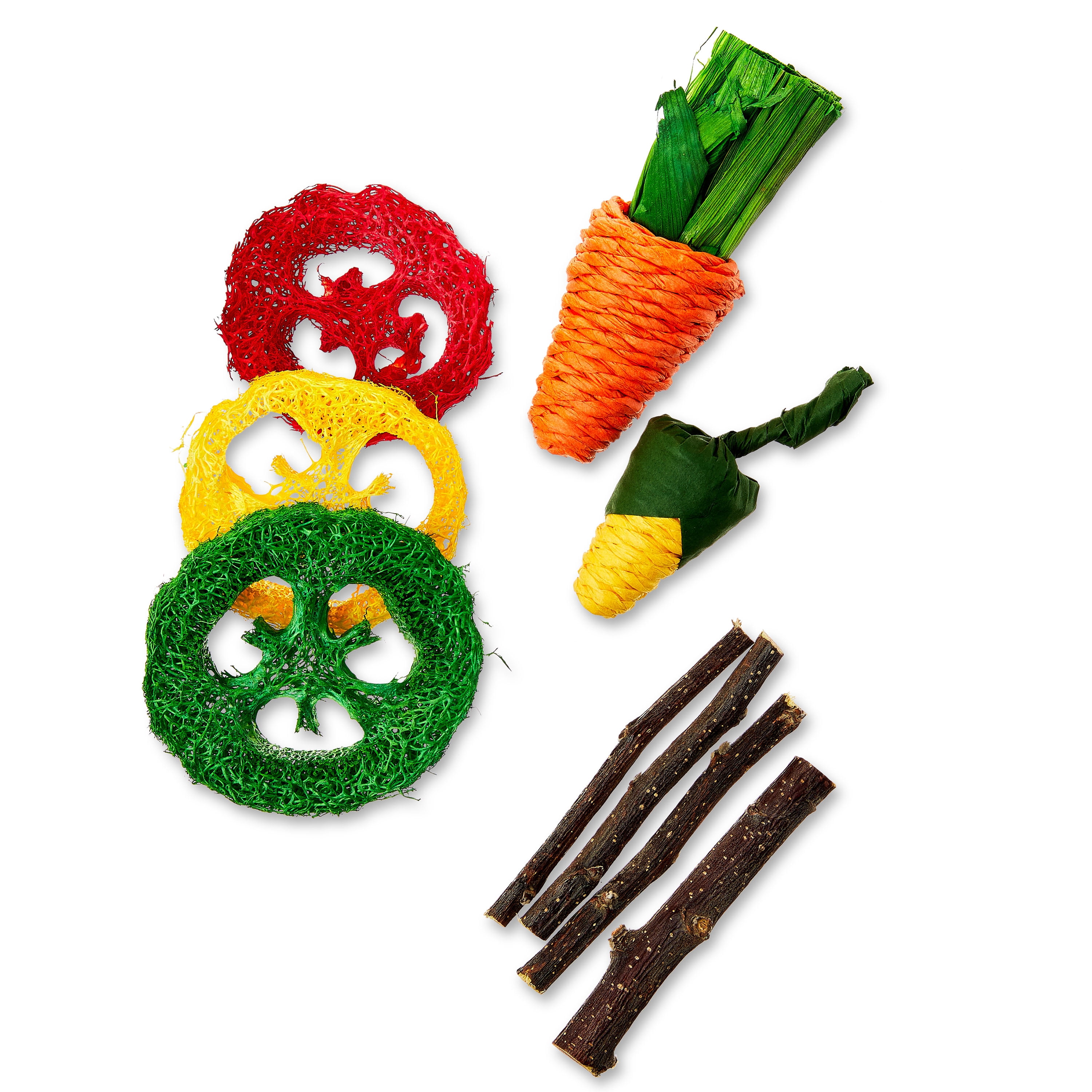 Vibrant Life 9-Piece Variety Pack of Garden Crunch Chews for Small Animals