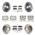 thumbnail image 1 of Transit Auto Front Rear Disc Brake Caliper Rotors and Ceramic Pads Kit (10Pc) for Car Toyota Highlander KC8-101126T, 1 of 11