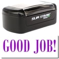thumbnail image 1 of Slim Pre-Inked Good Job Stamp, Slim 1444, Ultra Slim Design, Impression Size 1/2" by 1-3/4", Up to 25,000 Impressions - Purple Ink, 1 of 10