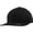 Black, variant on Flexfit by Yupoong Mens/Womens Flat Visor Cap